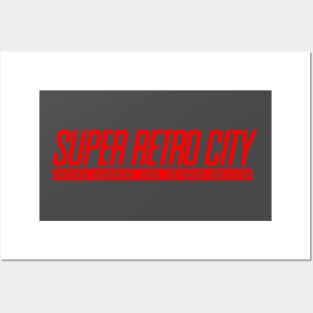 Super Retro City Classic Logo Posters and Art